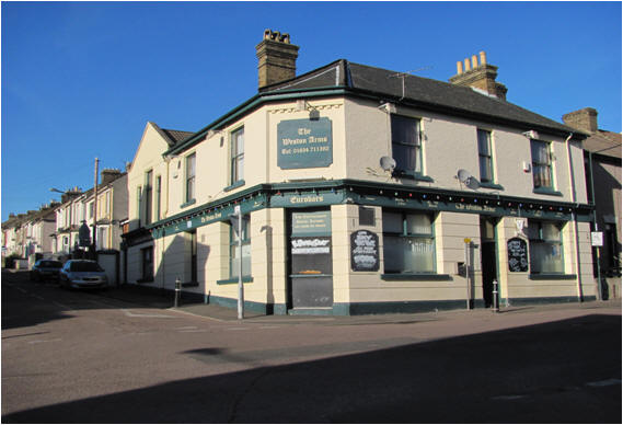 Weston Arms, 121 Weston Road, Strood - in February 2011