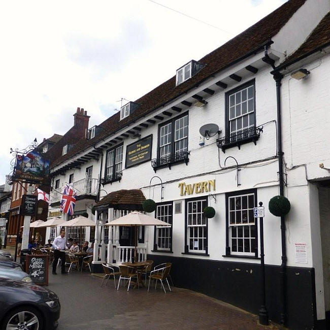 George & Dragon, Market Square, Westerham - in May 2013