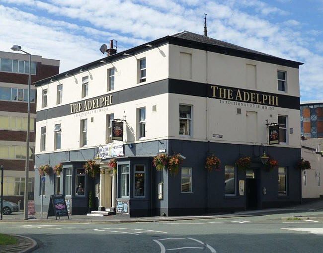 Adelphi Hotel, 43 Fylde Street, Preston, Lancashire - in August 2014