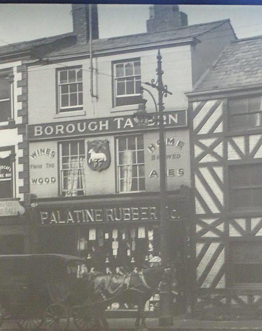 Borough Tavern, 123a Fishergate at the Harris Library in Preston - in 1923