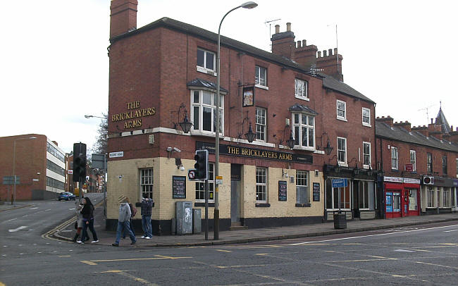 Bricklayers Arms, Welford Road, Leicester - in 2012