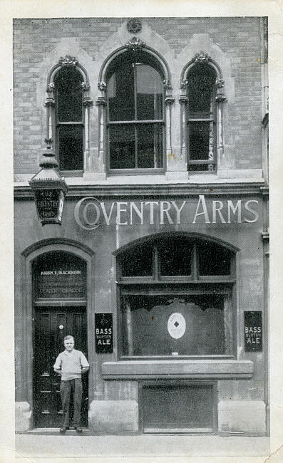 Coventry Arms, Halford Street, Leicester - licensee Harry I Blackburn