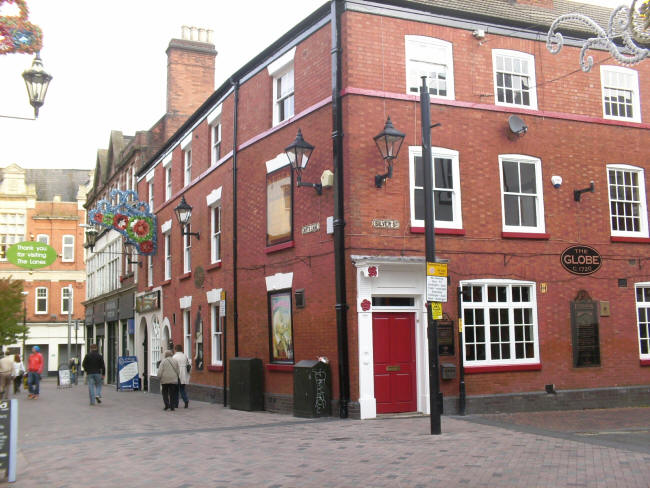 The Globe, Silver Street, Leicester - in 2013