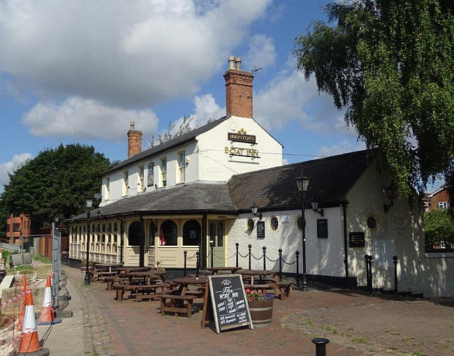 Boat Inn, Canal Bank, Meadow Lane, Loughborough, Leicestershire - in August 2016