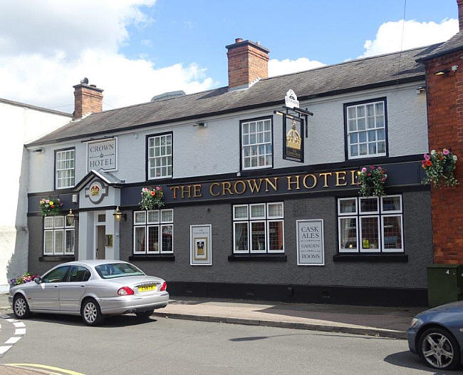 Crown Hotel, Market Place, Shepshed, Leicestershire - in August 2016