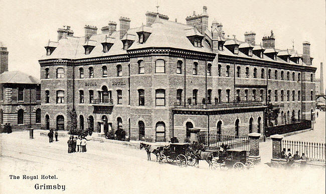 Royal Hotel, Grimsby, Lincolnshire - circa 1900