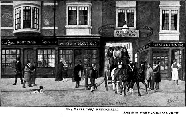The Bull Inn, Aldgate High Street, Whitechapel - Licensee Nelson