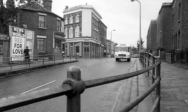 Middleton Arms, 57 Latchmere road and Knowlsey road., Battersea - from the 1964 film, "This Is My Street".