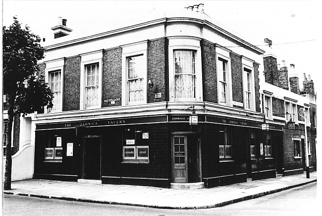 Jamaica Tavern, Southwark park Road, Bermondsey