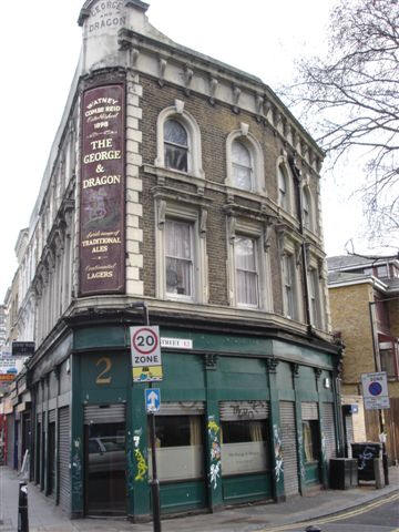 George & Dragon, 2 Hackney Road - in January 2007