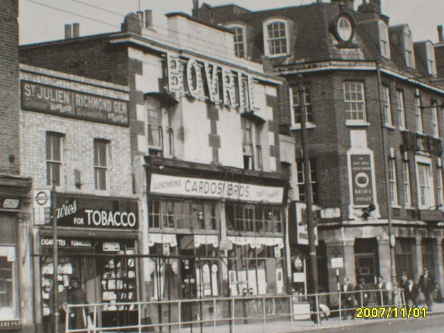 Dock House Tavern, 293 - 295 East India Dock Road - in 1955