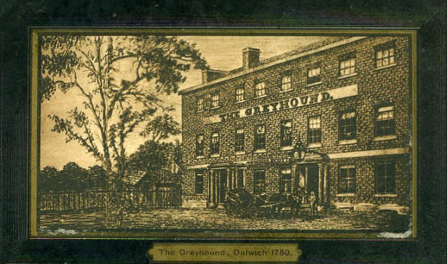 The Greyhound, Dulwich in 1750