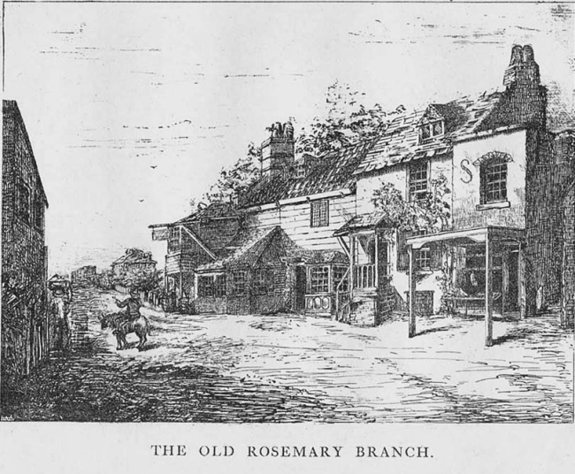 The Old Rosemary Branch, Peckham - circa 1875