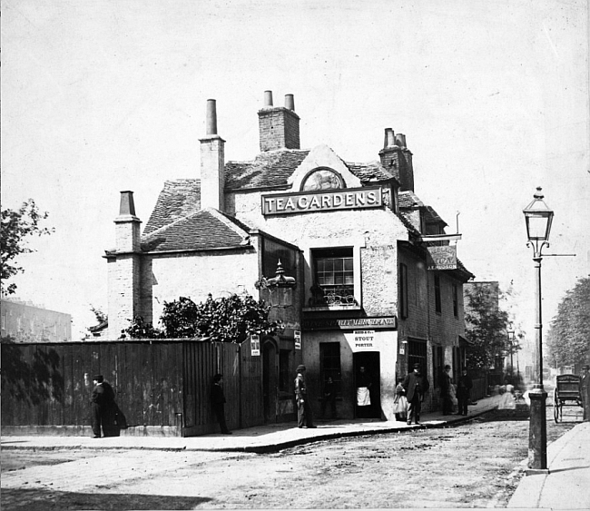 Black Lion, Church Street, Chelsea - in 1865 - J E Hudson 