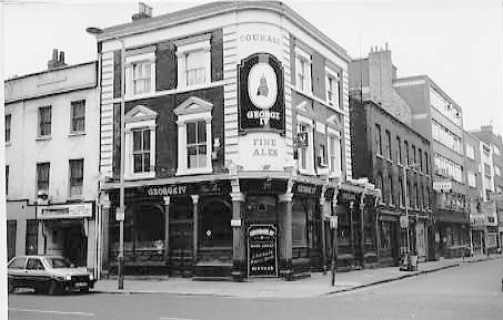 George IV, 39 Goswell Road - in 1986