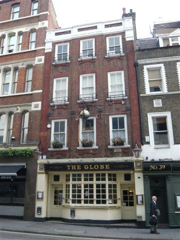 Globe Tavern, 37 Bow Street, WC2 - in May 2008