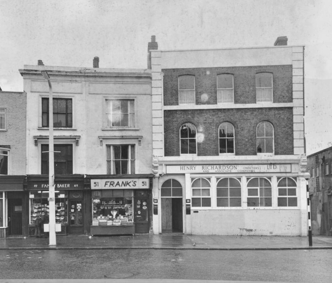 In 1973 the Dover Castle was now Henry Richardson Printers.