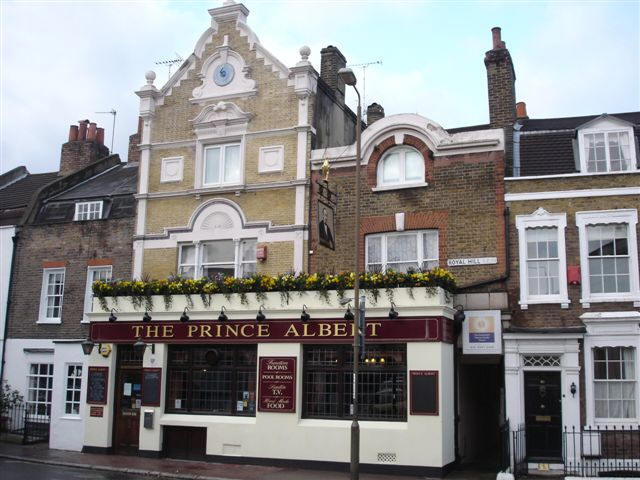 Prince Albert, 72 Royal Hill, SE10 - in December 2007