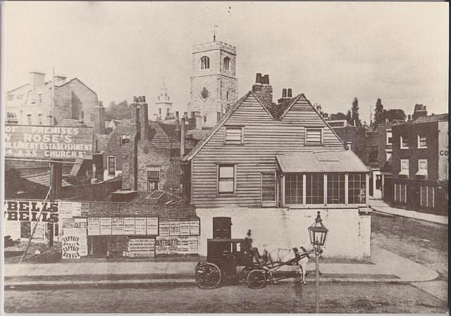 Eight Bells, Mare Street, Hackney - in 1873 (later the railway Tavern)