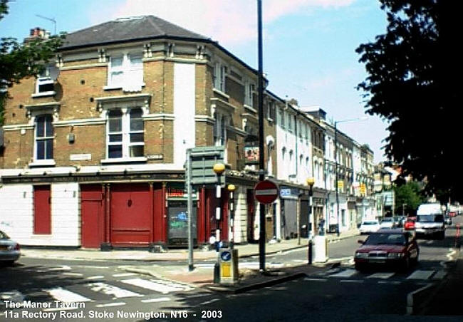 Manor Tavern, 11a Rectory Road, Stoke Newington N16 - in 2003