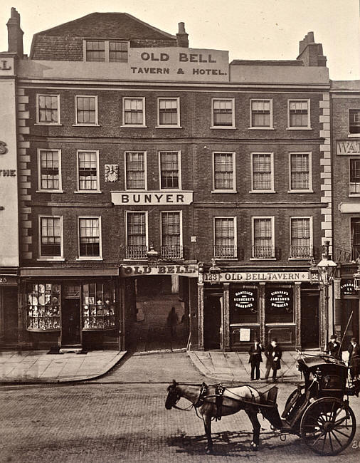 Old Bell Tavern, 123 Holborn - licensee Bunyer