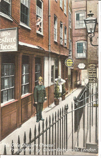  (Ye) Olde Cheshire Cheese, 16 Wine Office Court, EC4 circa 1910