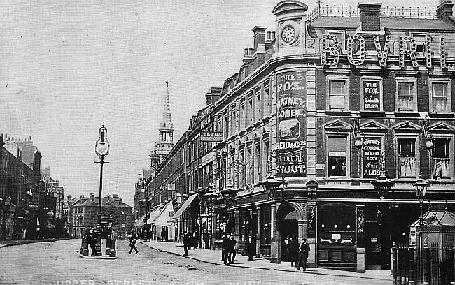 Fox, Islington Green and Upper street N4 - in 1906 with landlord August Krische