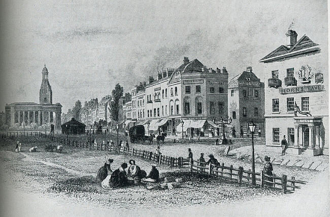 The Horns Tavern, Kennington circa 1843 - Licensee Briant