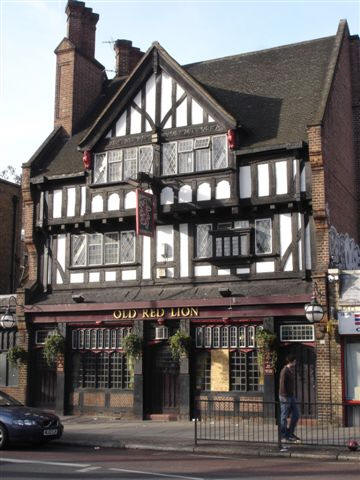 Old Red Lion, 42 Kennington Park Road - in February 2007