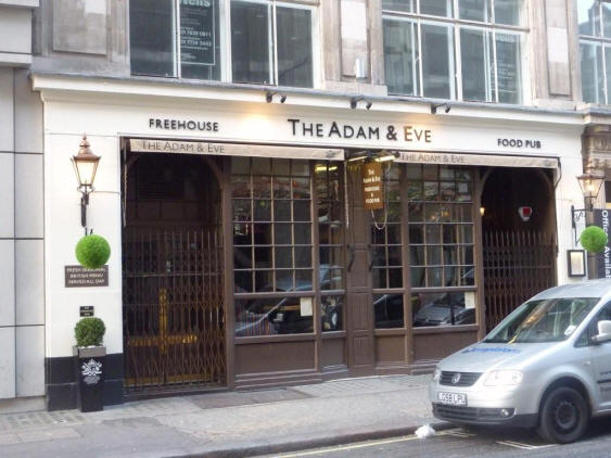 Northumberland Arms, 77 Wells Street, W1 - in November 2009