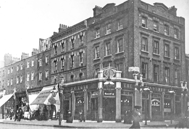 Portman Arms, 422 Edgware road and Boscobel street, Marylebone - circa 1900 with landlord Mrs Jane Caroline Egan