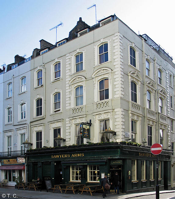 Western Counties Hotel, 8 London Street, W2 - in February 2014