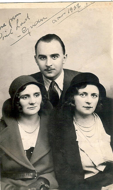 Two pictures of Gordon Griffiths, the first is with his two elder sisters in 1932, the latter is a later picture of a well groomed Gordon.