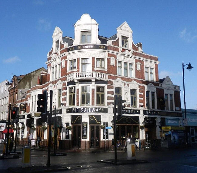 Railway Hotel, Putney High Street, SW15 - in January 2013