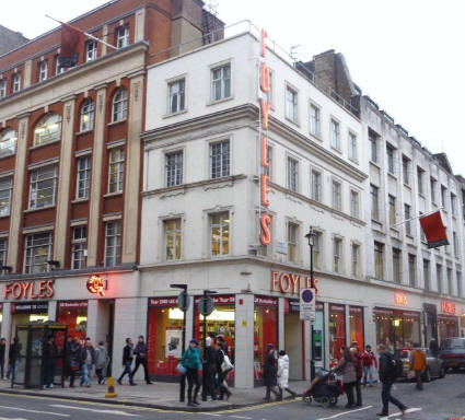 Foyles Bookshop - in December 2009