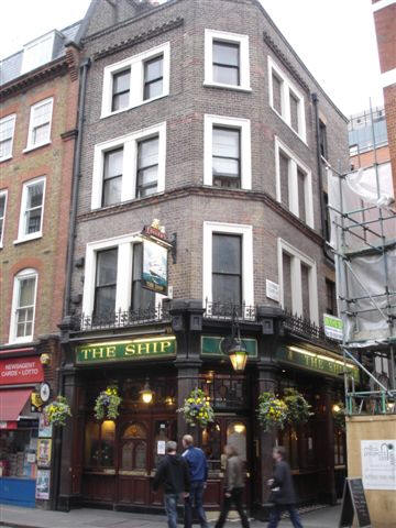 Ship, 116 Wardour Street, Soho. - in April 2007