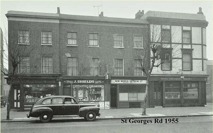 Fountain, St Georges Road SE17 - in 1955