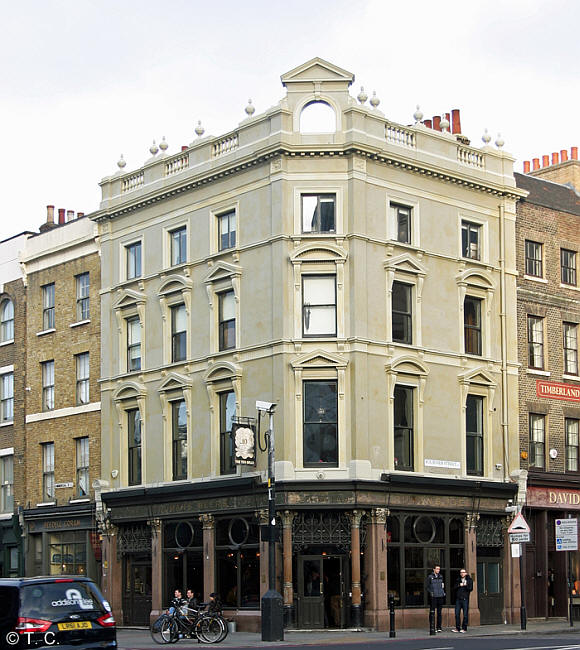 Ten Bells, 84 Commercial Street, Spitalfields - in January 2012
