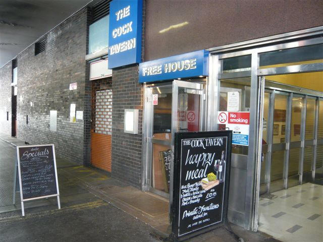 Cock Tavern, East Poultry Avenue-Central Markets, EC1 - in April 2008