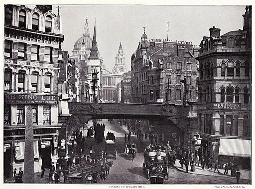 King Lud, Ludgate Circus - in 1896