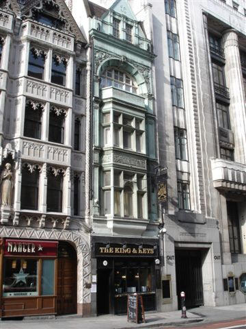 King & Keys, 142 Fleet Street, EC4 - in May 2007