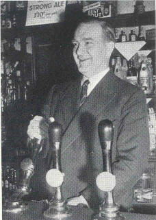 Mr W A Ross, joint licensee of the Ship, Lime Street in 1955