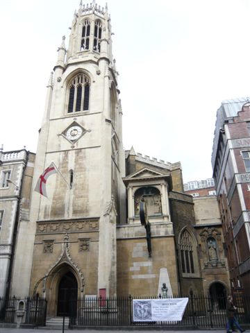 St Dunstan in the West - in March 2008