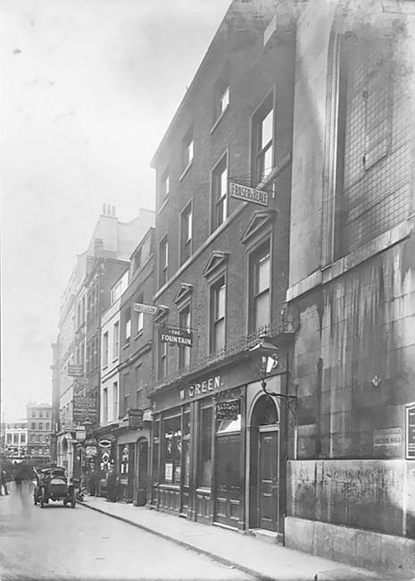 Fountain, 4 Foster Lane, St Leonard Foster lane EC2 - circa 1890 with landlord W Green