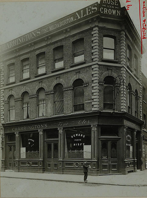 Rose & Crown, 83 Bunhill Row, St Luke, London - in 1919
