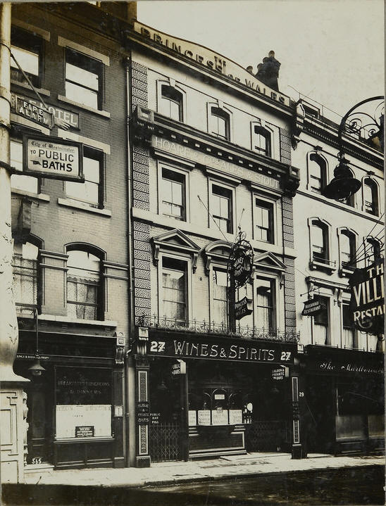 Princess of Wales, 27 Villiers Street, St Martins in Fields WC2