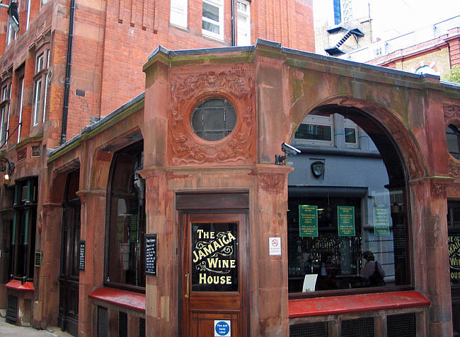 Jamaica Wine House, 12 St Michaels Alley  EC3 - in July 2014
