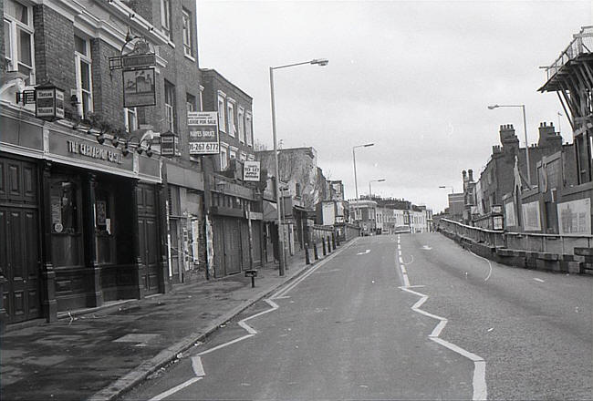 Caernarvon Castle, Chalk Farm road taken on December 25th 1989