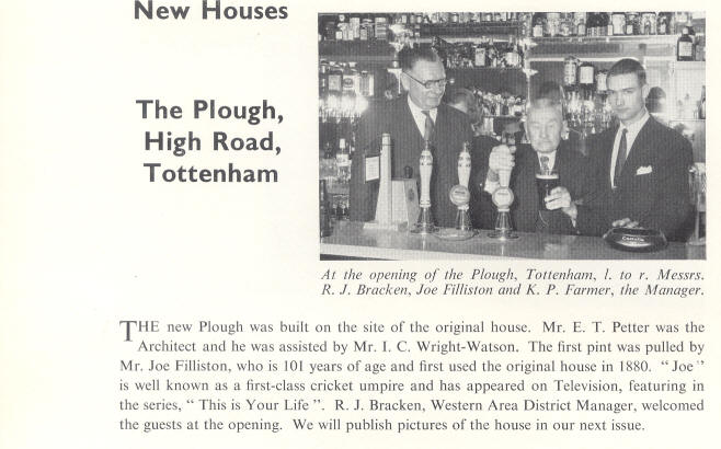 The Plough, Tottenham Road, a Trumans Pub