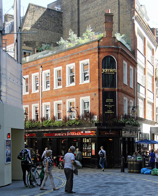 Devonshire Arms, 17 Denman Street, St James, Westminster W1 - in August 2016